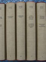 lot de 6 volumes Boris Vian Numérotée