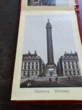 souvenirs de Paris 1900 livret en accordéon