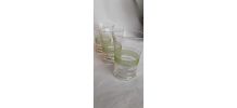 lot de 6 verres granite vintage