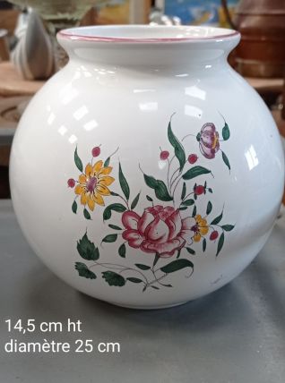 Vase boule authentique Moustiers original Féret