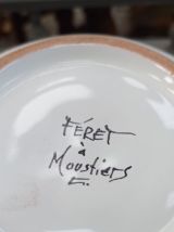 Vase boule authentique Moustiers original Féret