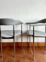 Paire de chaises P40 Vegni et Gualtierotti, 1980