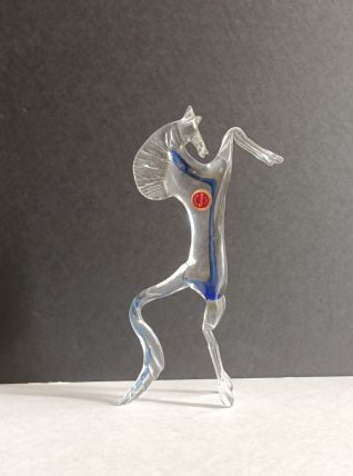 Cheval en verre de Murano