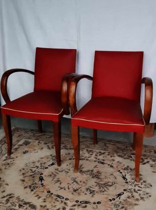 Paire de fauteuils bridge