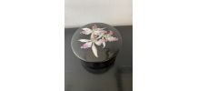 Boite Villeroy&amp;amp;Boch Black Forest années 80 motif orchidée