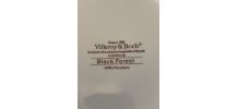 Boite Villeroy&amp;amp;Boch Black Forest années 80 motif orchidée
