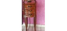 Petit Chiffonnier en marqueterie style Louis XV