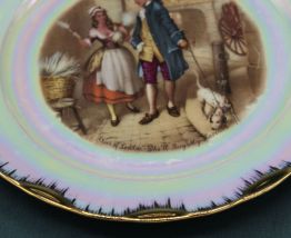 Assiette décorative en Porcelaine de Limoges - Vintage - Mot