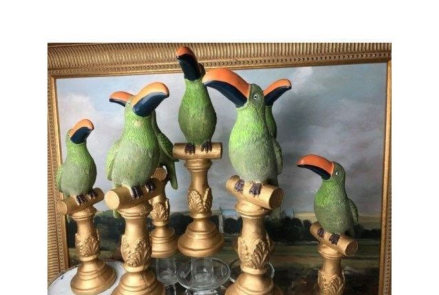 Famille Toucan anglaise - Résine/Polyester