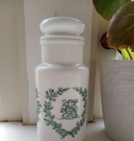 Lot de 6 pots d'apothicaire