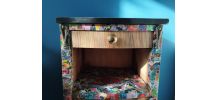 Table de chevet Upcycling Vintage 