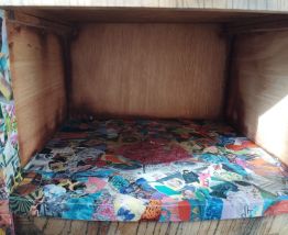 Table de chevet Upcycling Vintage 