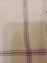 jolies serviettes anciennes 6 en coton 