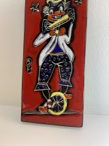 Vintage Plaque Murale Clown  Libertas de San Marino 