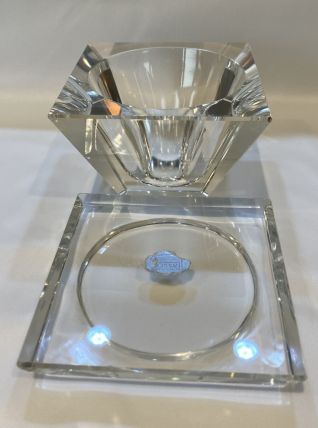 Vintage petit vide poche en cristal années 40 ou 50