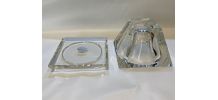 Vintage petit vide poche en cristal années 40 ou 50