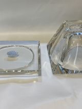 Vintage petit vide poche en cristal années 40 ou 50