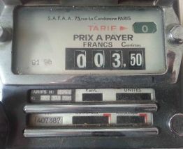 Compteur de taxi ancien SAFAA