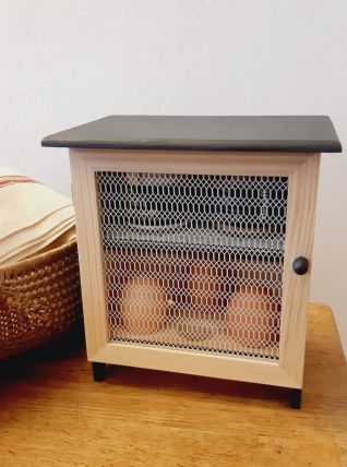 BOITE A ŒUFS - GARDE-MANGER EN BOIS 