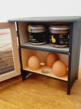 BOITE A ŒUFS - GARDE-MANGER EN BOIS 
