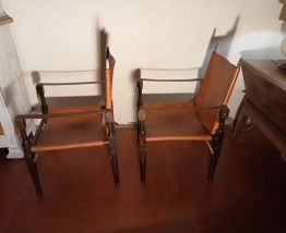 paire de fauteuil safari de wilhelm kienzle