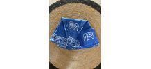 Nappe et serviettes en batik des années 80.