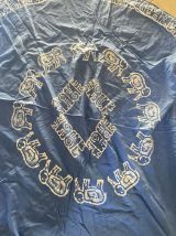 Nappe et serviettes en batik des années 80.