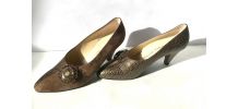 Chaussures Soulier Evelins vintage cuir