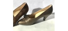 Chaussures Soulier Evelins vintage cuir
