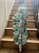 Chemise imprimée fun année 70.