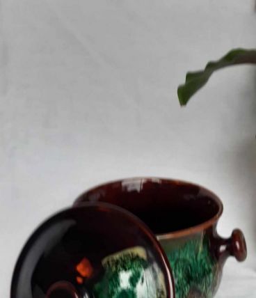 vallauris poubelle de table / pot