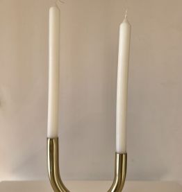 Bougeoir asymétrique en laiton 
