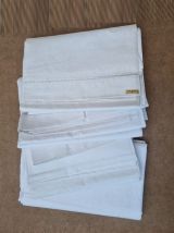 Ancien drap blanc en métis