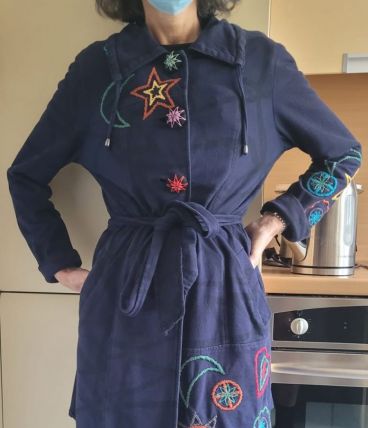 Manteau bleu demie saisons T38/M