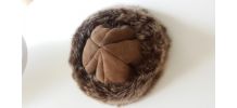 Toque marron en agneau