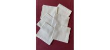 6 Serviettes Table Vintage