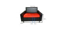 Fauteuil lit modèle unique fait par un tapissier 1970
