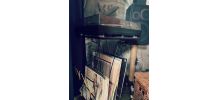 Porte platine, disques et revues