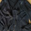 Veste noire col perfecto biker blazer rock femme  36
