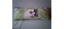 Coussin en tissu floral 