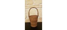 Panier avec anse en rotin 2 compartiments