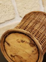 Panier avec anse en rotin 2 compartiments