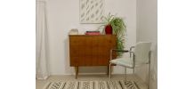 Commode scandinave année 60,  3 tirroirs. Ref Romy