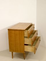 Commode scandinave année 60,  3 tirroirs. Ref Romy