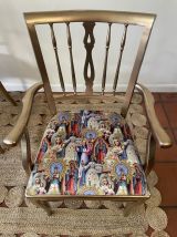 Set de 2 fauteuils Catho Dorés