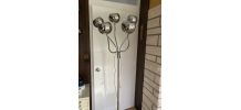Lampadaire 5 spots sur pied, orientable