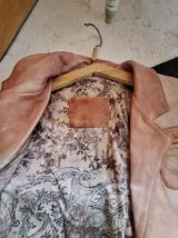 Veste vintage cuir agneau 