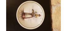 Lot de 7 assiettes à dessert "Métier du vieux Paris"