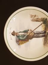 Lot de 7 assiettes à dessert "Métier du vieux Paris"
