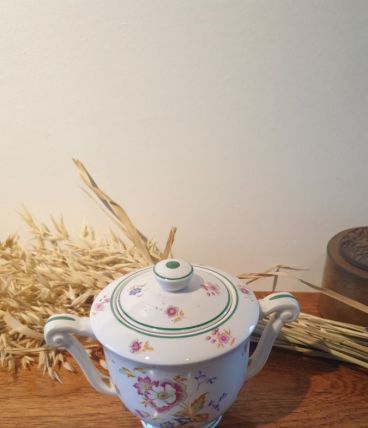 Sucrier en porcelaine